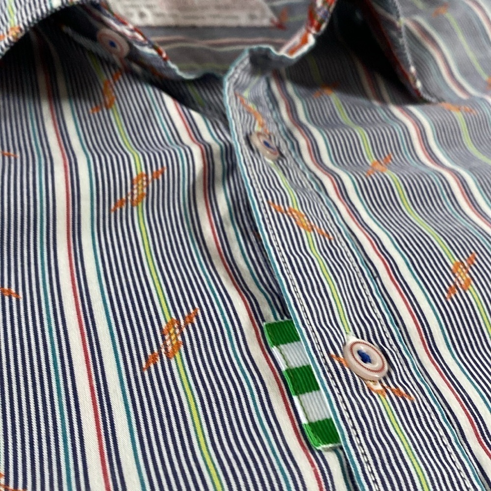 The Robert Graham Long-Sleeve Details Everywhere Freshly Laundered Shirt. S 2XL. - Picture 7 of 17